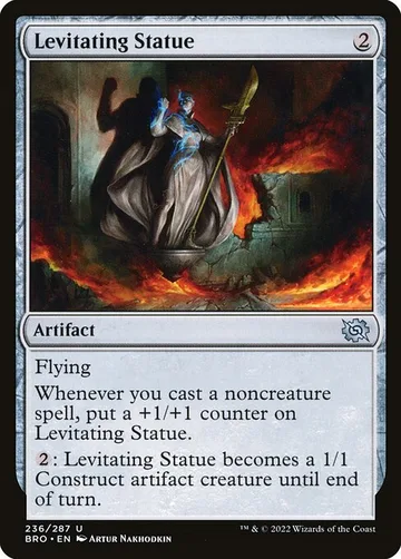 Levitating Statue 236, carta de Magic: The Gathering de The Brothers' War