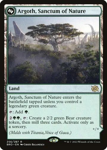 Argoth, Sanctum of Nature 256, carta de Magic: The Gathering de The Brothers' War