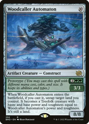 Woodcaller Automaton 292, carta de Magic: The Gathering de The Brothers' War