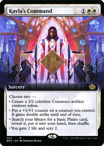 Kayla's Command 302, carta de Magic: The Gathering de The Brothers' War
