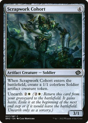 Scrapwork Cohort 37, carta de Magic: The Gathering de The Brothers' War