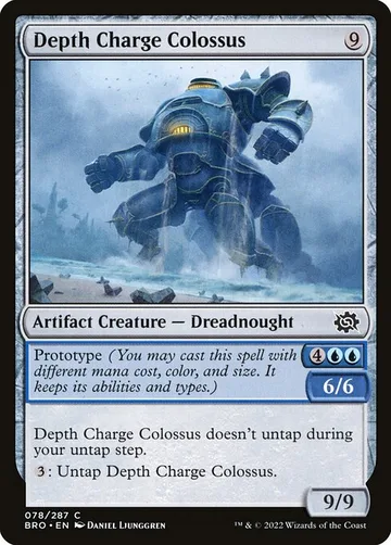 Depth Charge Colossus 78, carta de Magic: The Gathering de The Brothers' War