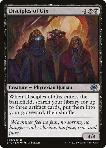 Disciples of Gix 90, carta de Magic: The Gathering de The Brothers' War