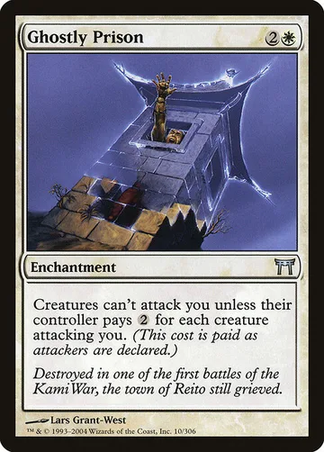 Ghostly Prison 10, carta de Magic: The Gathering de Champions of Kamigawa