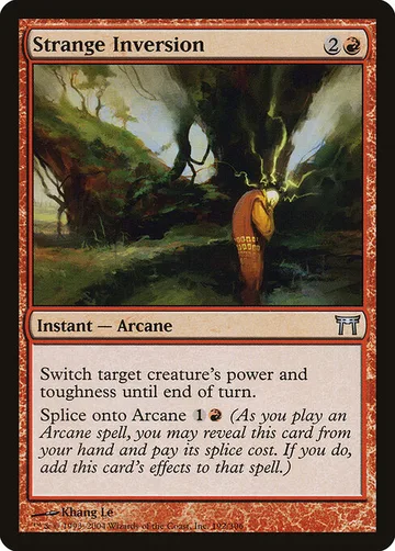 Strange Inversion 192, carta de Magic: The Gathering de Champions of Kamigawa