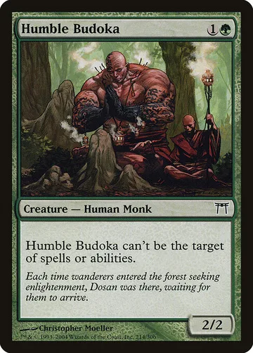 Humble Budoka 214, carta de Magic: The Gathering de Champions of Kamigawa