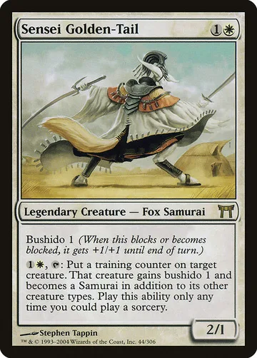 Sensei Golden-Tail 44, carta de Magic: The Gathering de Champions of Kamigawa