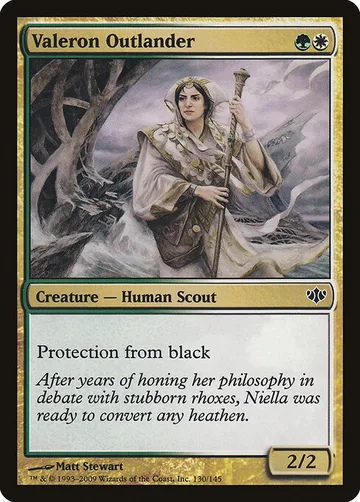 Valeron Outlander 130, carta de Magic: The Gathering de Conflux