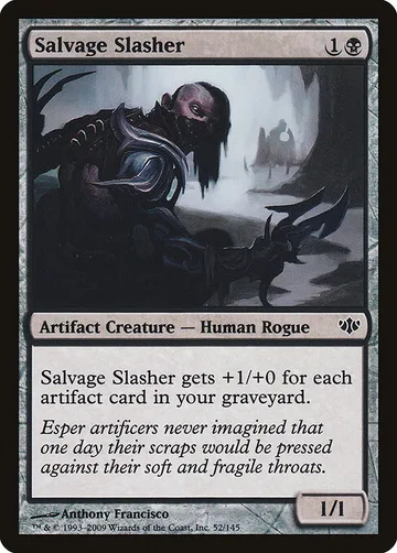 Salvage Slasher 52, carta de Magic: The Gathering de Conflux