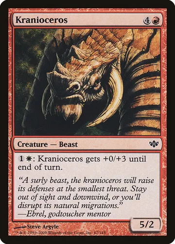Kranioceros 67, carta de Magic: The Gathering de Conflux