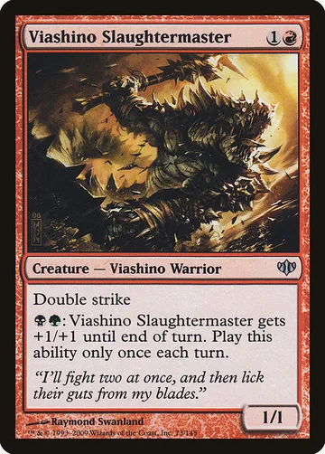Viashino Slaughtermaster 73, carta de Magic: The Gathering de Conflux