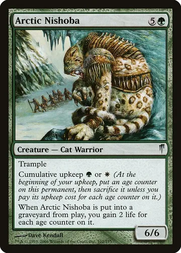 Arctic Nishoba 102, carta de Magic: The Gathering de Coldsnap