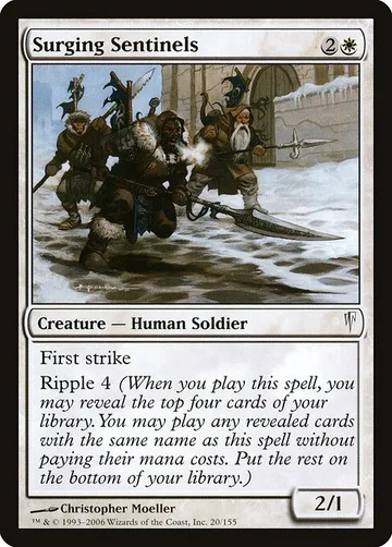 Surging Sentinels 20, carta de Magic: The Gathering de Coldsnap