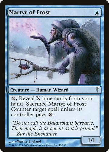 Martyr of Frost 40, carta de Magic: The Gathering de Coldsnap