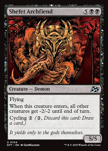 Shefet Archfiend 104