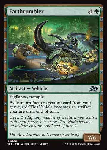 Earthrumbler 160, carta de Magic: The Gathering de Aetherdrift