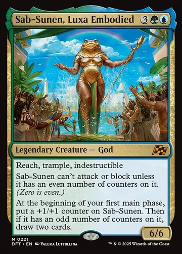 Sab-Sunen, Luxa Embodied 221, carta de Magic: The Gathering de Aetherdrift