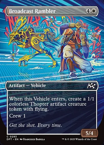 Broadcast Rambler 293, carta de Magic: The Gathering de Aetherdrift