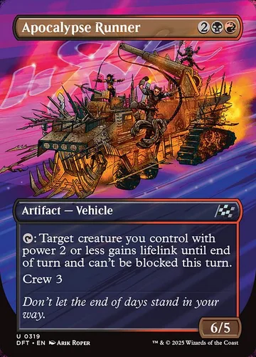 Apocalypse Runner 319, carta de Magic: The Gathering de Aetherdrift