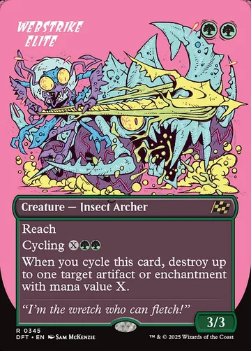 Webstrike Elite 345, carta de Magic: The Gathering de Aetherdrift