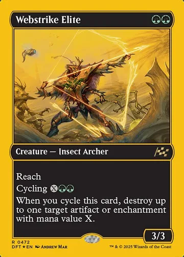 Webstrike Elite 472, carta de Magic: The Gathering de Aetherdrift