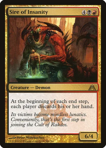 Sire of Insanity 104, carta de Magic: The Gathering de Dragon's Maze