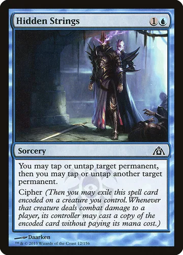 Hidden Strings 12, carta de Magic: The Gathering de Dragon's Maze