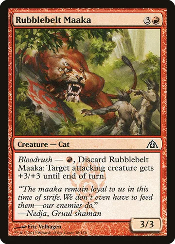 Rubblebelt Maaka 38, carta de Magic: The Gathering de Dragon's Maze