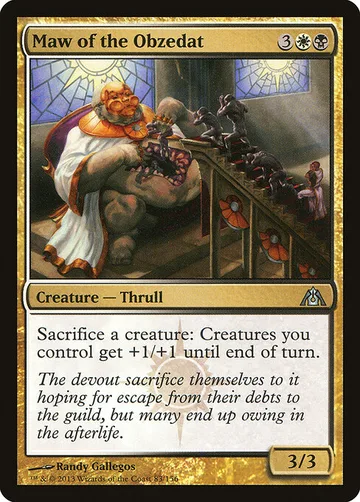 Maw of the Obzedat 83, carta de Magic: The Gathering de Dragon's Maze