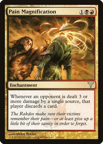 Pain Magnification 121, carta de Magic: The Gathering de Dissension