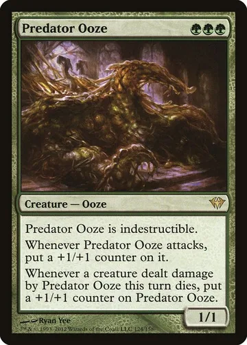 Predator Ooze 124, carta de Magic: The Gathering de Dark Ascension