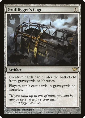 Grafdigger's Cage 149, carta de Magic: The Gathering de Dark Ascension