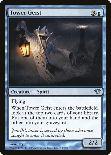 Tower Geist 53, carta de Magic: The Gathering de Dark Ascension