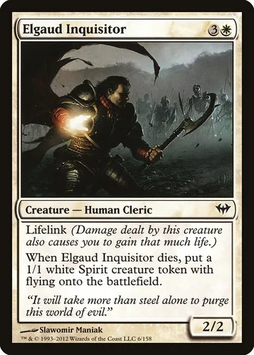 Elgaud Inquisitor 6, carta de Magic: The Gathering de Dark Ascension