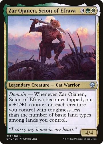 Zar Ojanen, Scion of Efrava 227