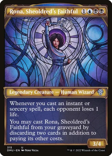 Rona, Sheoldred's Faithful 315, carta de Magic: The Gathering de Dominaria United