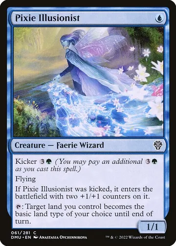 Pixie Illusionist 61, carta de Magic: The Gathering de Dominaria United