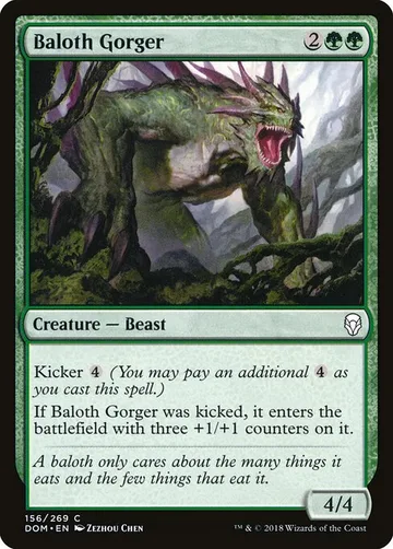 Baloth Gorger 156, carta de Magic: The Gathering de Dominaria