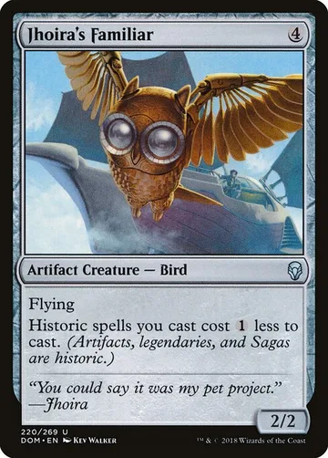 Jhoira's Familiar 220, carta de Magic: The Gathering de Dominaria