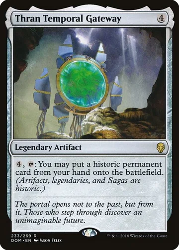 Thran Temporal Gateway 233, carta de Magic: The Gathering de Dominaria