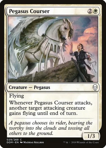 Pegasus Courser 29, carta de Magic: The Gathering de Dominaria