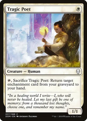 Tragic Poet 37, carta de Magic: The Gathering de Dominaria