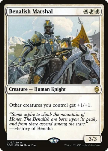 Benalish Marshal 6, carta de Magic: The Gathering de Dominaria
