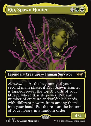 Rip, Spawn Hunter 362, carta de Magic: The Gathering de Duskmourn: House of Horror