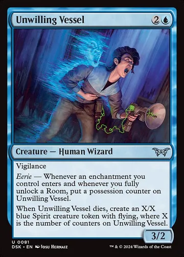 Unwilling Vessel 81, carta de Magic: The Gathering de Duskmourn: House of Horror