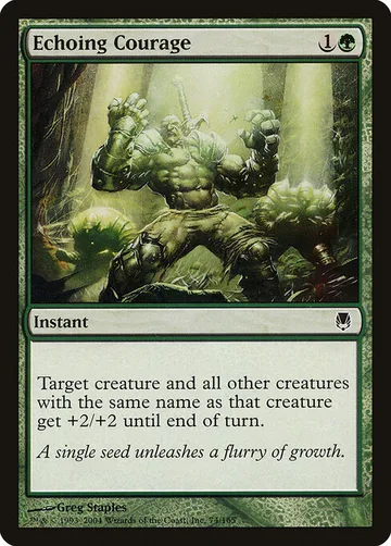 Echoing Courage 74, carta de Magic: The Gathering de Darksteel