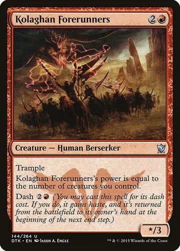 Kolaghan Forerunners 144, carta de Magic: The Gathering de Dragons of Tarkir
