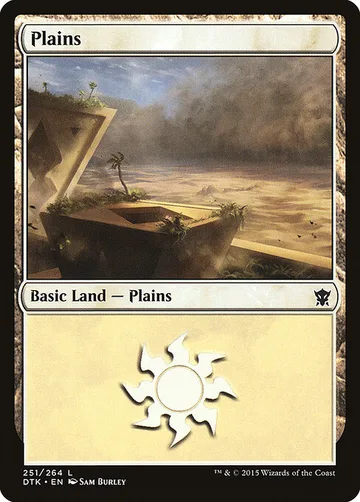 Plains 251, carta de Magic: The Gathering de Dragons of Tarkir
