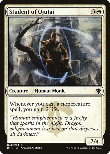 Student of Ojutai 40, carta de Magic: The Gathering de Dragons of Tarkir