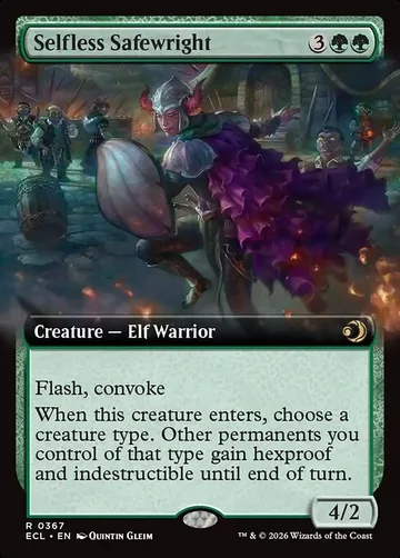 Selfless Safewright 367, carta de Magic: The Gathering de Lorwyn Eclipsed